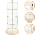 thumbnail image 4 of Shisuyan Multi Functional Rotating Makeup Box White 1Set 9.4X4.3X3.1In, 4 of 8