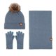 thumbnail image 2 of Gorro a prueba de viento para adultos, ciclismo, esquí, gorro de punto, bufanda, conjuntos de mascarilla, gorro de punto cálido, bufanda para mujer, 2 of 3