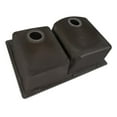 thumbnail image 4 of Ruvati 33 x 22 inch epiGranite Dual-Mount Double Bowl Kitchen Sink, 4 of 11