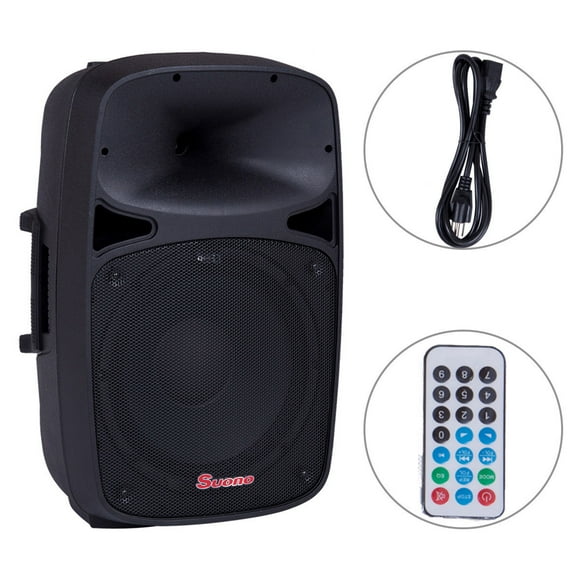 Costway 2-Way Powered Active Speaker 800W Pro USB/SD Card  Remote Control