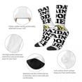 thumbnail image 3 of Calcetines deportivos antideslizantes con diseño alocado y cálido para mujer y hombre, de Peanuts, Charlie Brown, Monday Good Grief, Snoopy, 3 of 4
