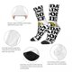 thumbnail image 4 of Calcetines deportivos antideslizantes con diseño alocado y cálido para mujer y hombre, de Peanuts, Charlie Brown, Monday Good Grief, Snoopy, 4 of 5