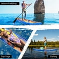 thumbnail image 3 of Goplus 11' Inflatable Stand Up Paddle Board SUP Surfboard W/Pump Aluminum Paddle, 3 of 10