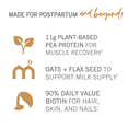 thumbnail image 3 of Munchkin Milkmakers Postnatal Pea Protein Powder, Vanilla, 5 Count, 3 of 7