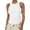 White, variant on Womens Tank Tops High Neck Sleeveless Ribbed Tank Casual Basic Thick Strap Slim Fitted Shirts