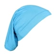 thumbnail image 1 of Gorra de mujer de algodón de seda de alta elasticidad con fondo cilíndrico monocromático, 1 of 5