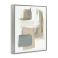 thumbnail image 4 of Stupell Industries Neutral Paint Strokes Abstract Painting Gray Framed Art Print Wall Art, 11 x 14, 4 of 10