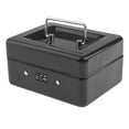 thumbnail image 1 of Mini Boîte de Rangement Portable en Acier Verrouillable (Noir), 1 of 5