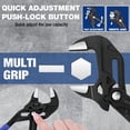 thumbnail image 3 of Llave para alicates WORKPRO, acero CR-V de 10 pulgadas, acabado negro, 3 of 8