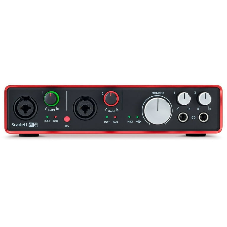 Focusrite Scarlett 6i6 USB Audio Interface (2nd Gen) + Focusrite Scarlett 6i6 USB Audio Interface (2nd Gen) +