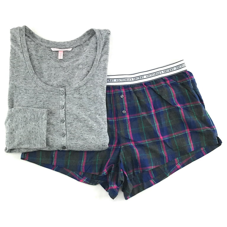 Victoria secret flannel boxer pj clearance