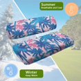 thumbnail image 5 of Uorisanigo Golf Cart Seat Elastic Golf Cart Replacement Front Seat Coconut Tree Print Adjustable Straps Golfs Carts Seats Protector Fit for EZGO/Yamaha/Club Car, 5 of 7