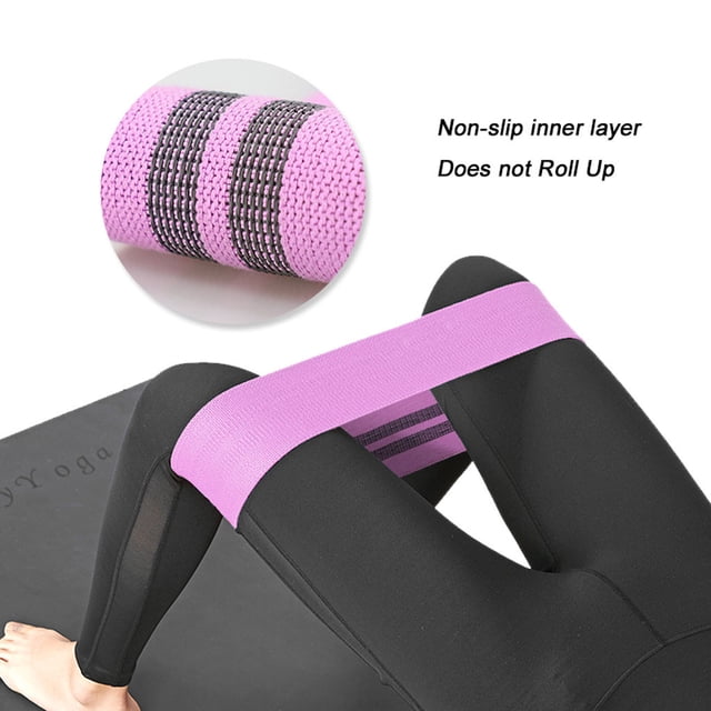 Fiudx Cinturón Elástico de Resistencia para Ejercicios de Yoga, Entrenamiento de Fitness de Goma, Esteramiento Deportivo.