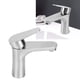 thumbnail image 4 of Mezclador de agua fría y caliente para lavabo de baño Grifo monomando de acero inoxidable, 4 of 8