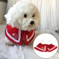 thumbnail image 3 of Pet Cloak Tassel Design Washable with Bow-knot Lint Free Bright Color Decorative Cloth Xmas New Year Pet Clothes Cat Cape, 3 of 8