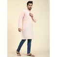 thumbnail image 4 of SKAVIJ Men's Cotton Henley Shirt Long Sleeve Casual T Shirts Pink, S, 4 of 6