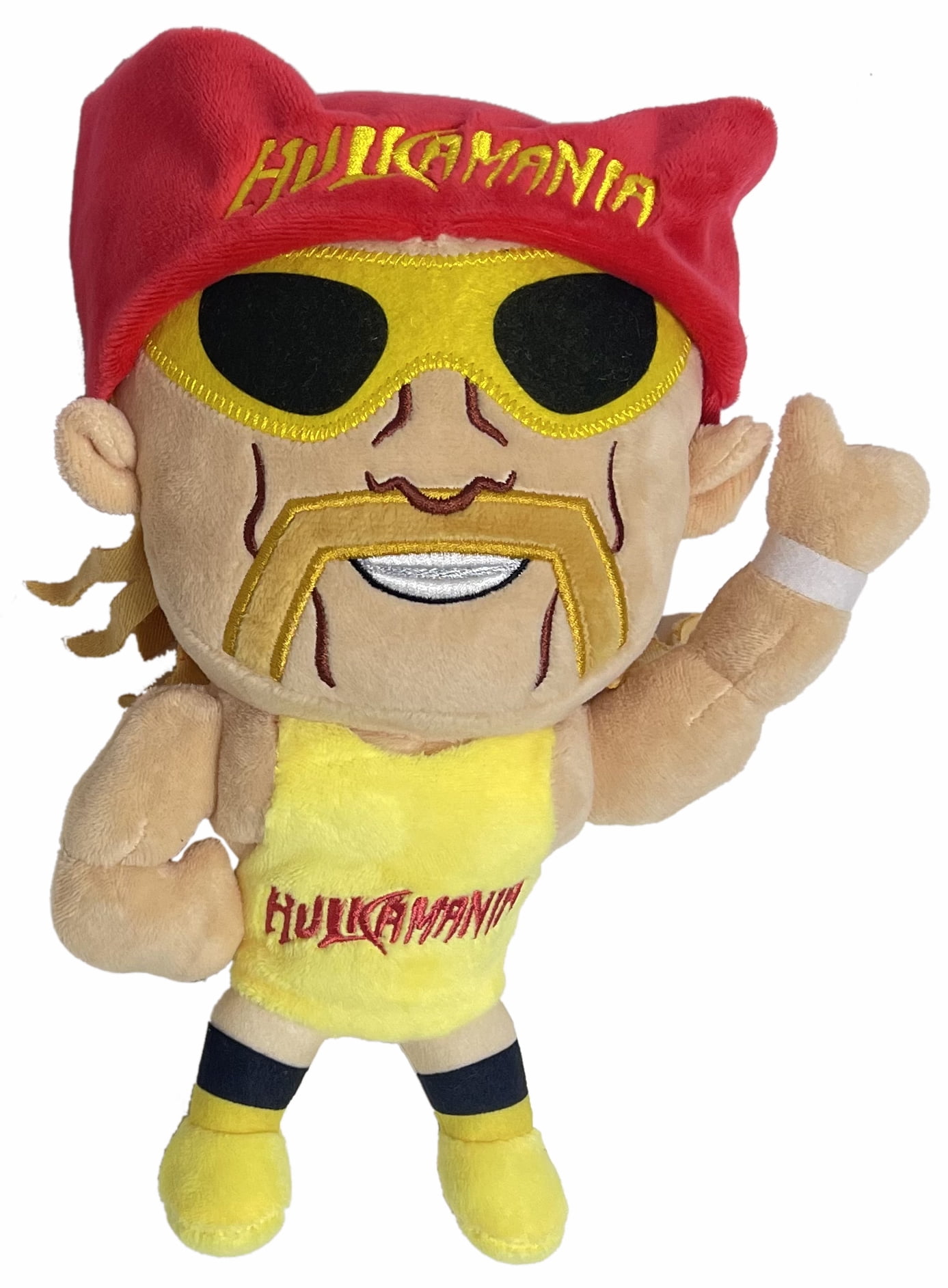 WWE 9" Plush Classic Hulk Hogan, Stuffed Action Figure, Children Ages 3+(Selections May Vary)