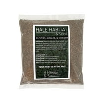 Hale Habitat & Seed Clovers, Alfalfa, & Chicory Food Plot Seed Mix, Perennial Year-Round Attractant, 1/2 Acre