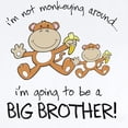 thumbnail image 2 of CafePress - Big Brother T Shirts Monkey Infant Bodysuit - Baby Light Bodysuit, Size Newborn - 24 Months, 2 of 4
