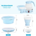 thumbnail image 3 of Hervidor eléctrico de viaje PAHTTO plegable de 600 ml con cuenco y tazas, 3 of 9
