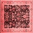 thumbnail image 1 of Ahgly Company Indoor Square Oriental Red Industrial Area Rugs, 3' Square, 1 of 4