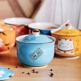thumbnail image 3 of Ceramic Lucky Cat Sugar Bowl Spice jar Storage Jar with Lid And Spoon, 3 of 6