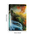 thumbnail image 2 of Shiartex Front Door Mat Outdoor Entrance Waterfall Forest Nature for Home with Non-Slip Bottom - Super Absorbent 24x16in, 2 of 5
