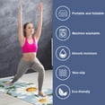 thumbnail image 2 of Daisy Yoga Towel with Storage Bag, 72.8"x26.8", Suitable for Yoga, Pilates, Fitness, etc., 2 of 6