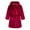 Wine, variant on LLYWEY Kids Hooded Bath Robe for Girls Soft Fuzzy Fleece Bathrobe Tie Waist Unisex Wrap V-Neck Long Sleeve Belted Bathrobes Sleepwear Toddler Flannel Robes Brown 4T