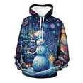 thumbnail image 1 of Men's Fusion Hoodie with Front Pocket and Adjustable Drawstring for Everyday Casual Comfort and Stylish Print, 1 of 3