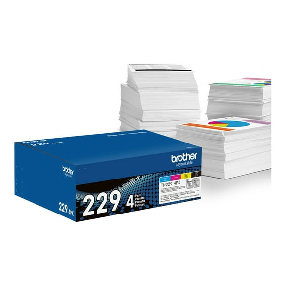 Brother Genuine (TN2294PK) Black, Cyan, Magenta &amp; Yellow Toner Cartridges Multipack