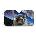 thumbnail image 7 of Goofa Astronaut in Outer Space Printed Car Windshield Sunshade,Foldable Reflective Sun Visor,UV Protection Heat Blocker Sunshade,Car Cooling Accessory-Small, 7 of 7