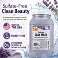 thumbnail image 6 of SPA REDI - Clay Mask, Lavender and Wildflower, 128 Oz - Pedicure and Body Deep Cleansing, Skin Pore Purifying, Detoxifying and Hydrating - Natural Bentonite Clay, Infused with, 6 of 7