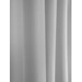 thumbnail image 3 of Luxurious Silver Waffle Weave Shower Curtain, 3 of 6