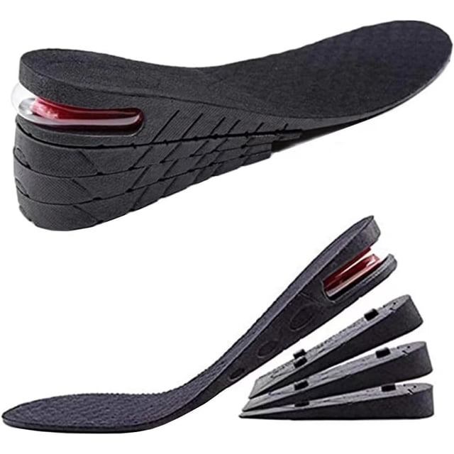 Plantillas Quoryth, elevadores de zapatos inflables, que aumentan la altura de 7,5 cm