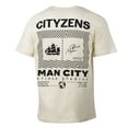 thumbnail image 3 of Men's Sport Design Sweden  Cream Manchester City Everyday Relaxed T-Shirt, 3 of 4