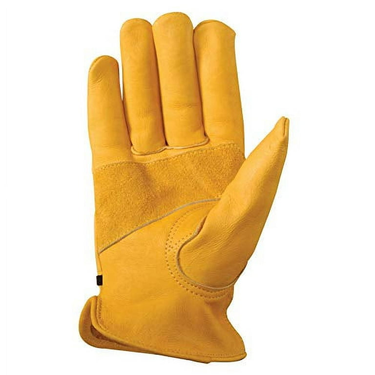 Mr. Pen- Leather Work Gloves, Medium (Check Dimensions in Second Picture)  Work Gloves for Men & Women, Leather Gloves, Leather Garden Gloves, Working