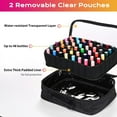 thumbnail image 3 of Byootique Rolling Hairdresser Organizer Case w/ Hair Tools Travel Bag Backpack, 3 of 10