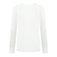 thumbnail image 5 of Pntutb Moda Mujer Cuello en V Camiseta de manga larga Otoño Navidad Impresión Blusa suelta tops Pntutb Pntutb-5122, 5 of 5