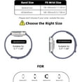 thumbnail image 3 of KOMI Thin Silicone Band Compatible with Apple Watch 41mm 38mm 40mm 45mm 42mm 44mm,Slim Narrow Replacement Sport Strap Wristband for iWatch Series SE 9 8 7 6 5 4 3 2 1 Women Men, Blue Grey, 3 of 8