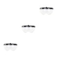 thumbnail image 2 of relayinert Safety On Road With Durable Goggle And Quick Release Buckle Comfortable clear 3Set, 2 of 6