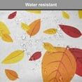 thumbnail image 7 of Leaf Chair Seating Cushion Set of 4, Colorful Fall Autumn Leaves on White Background Seasonal Design Modern Art, Seat Pads for Office with Anti-slip Backing, 16"x16", Red Orange Yellow, by Ambesonne, 7 of 7