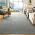 thumbnail image 4 of SAFAVIEH Montauk Terrence Geometric Diamond Cotton Area Rug, Ivory/Navy, 4' x 4' Square, 4 of 5