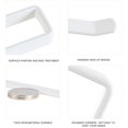thumbnail image 3 of Contenedores Soporte de papel de rollo de metal simple cocina hogar baño toallero soporte (blanco) Ehuebsd Libre de BPA, 3 of 9