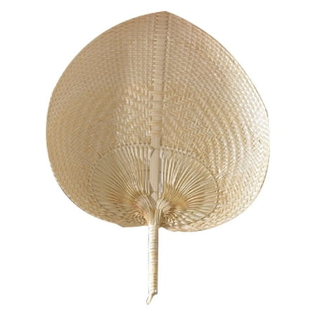 

AIXING Bamboo Woven Fan | Handmade DIY Peach Shaped Summer Cooling Fan | Chinese Style Hand Fan Mosquito Repellent Handhold Fans||Bamboo Fan | Handmade DIY Heart Shaped Bamboo Hand Fans