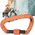 thumbnail image 1 of Carabiner, D Ring Buckle Anodic Oxidation  For Cycling For Outdoor Orange, 1 of 8
