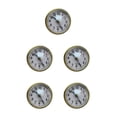 thumbnail image 2 of Baohd 1/2/3/5 Regal Charm Round Clocks Head Insert Roman Number For Luxurious Touch Arabic gold 5PCS, 2 of 6