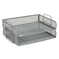 thumbnail image 6 of Mind Reader Stackable Paper Tray, Desktop Organizer, File Storage, Office, Metal, 2 Pcs., Black, 6 of 10