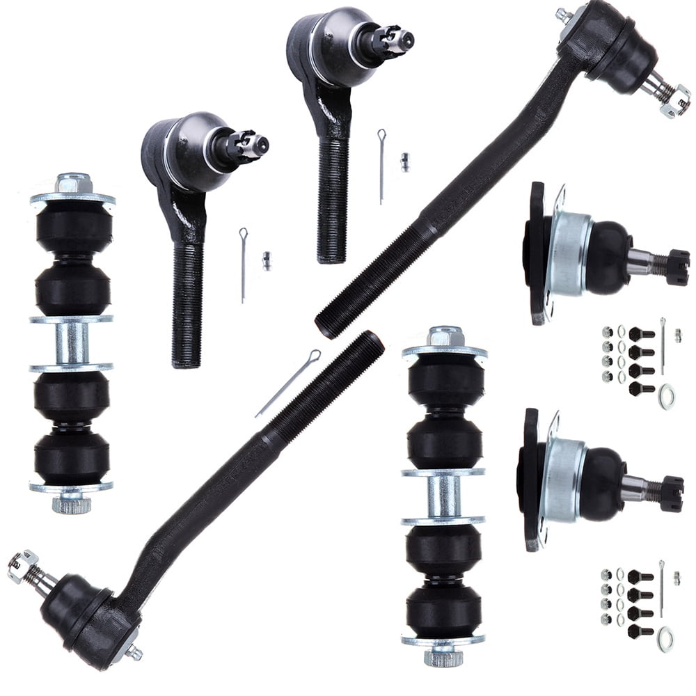 ECCPP Inner Tie Rod Ends Outer Tie Rod Ends Front Sway Bar End Links Upper Ball Joints for Chevrolet Blazer for Chevrolet S10 for GMC Jimmy for GMC Sonoma for Isuzu Hombre for Oldsmobile Bravada