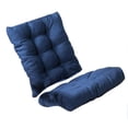 thumbnail image 1 of thinsony 2 Pcs/Set Rocking Chair Cushion Anti-fading Polyester Fiber Sofa Cushion Good Elasticity Seat Replacement and Bottom Outdoor No.2, 1 of 8